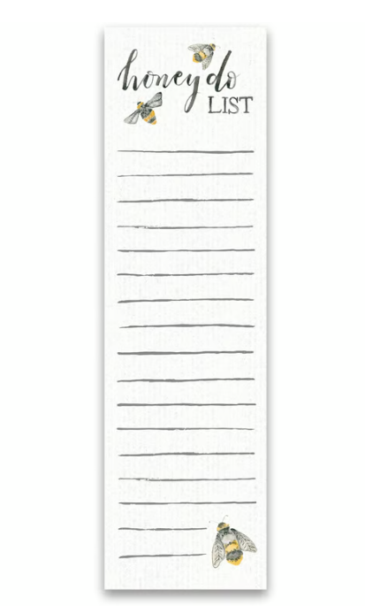 Honey Do List Bee Themed Magnetic Notepad