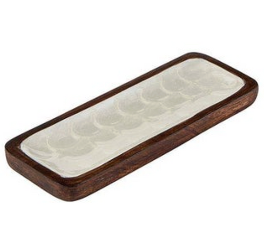Walnut Inlaid Trinket Tray