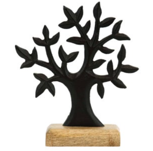 Metal Tree of Life on Stand