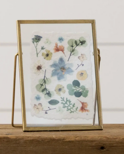 Pastel Pressed Flower Framed Art - 2 Designs