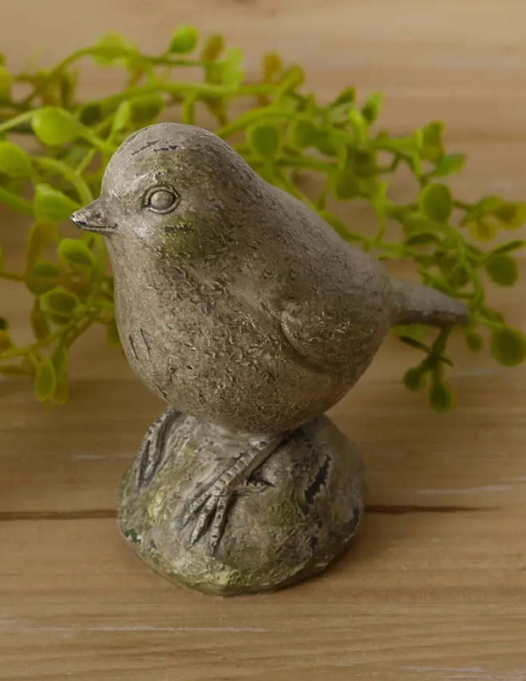Rainy Day Birdie Friends - Resin Bird Statuary