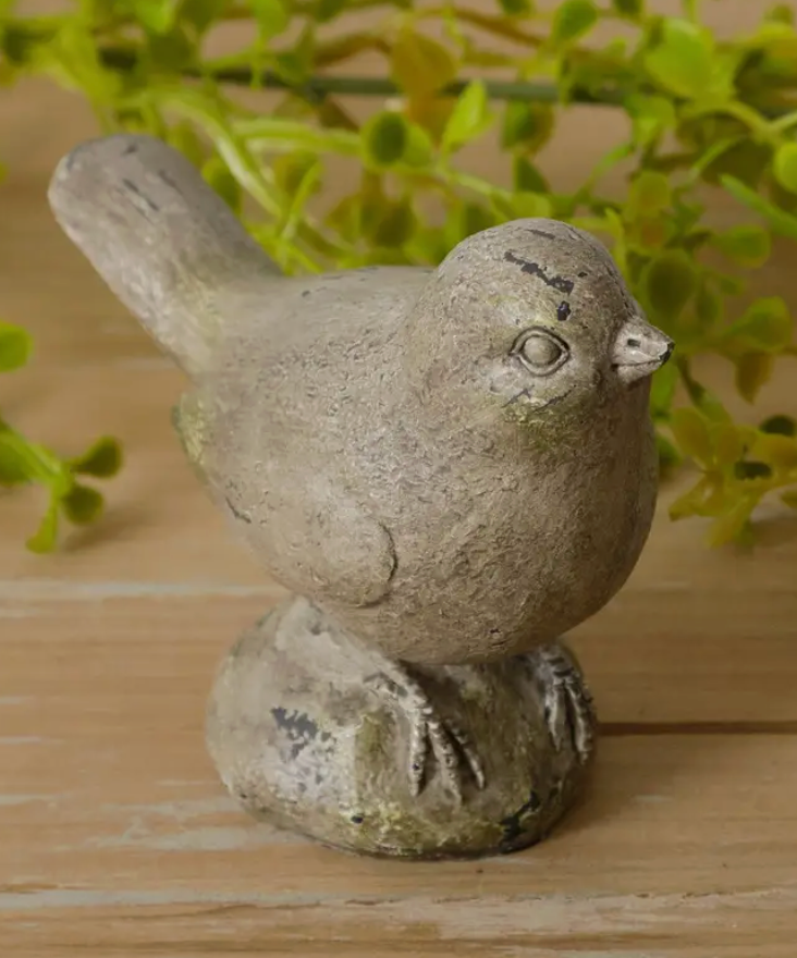 Rainy Day Birdie Friends - Resin Bird Statuary