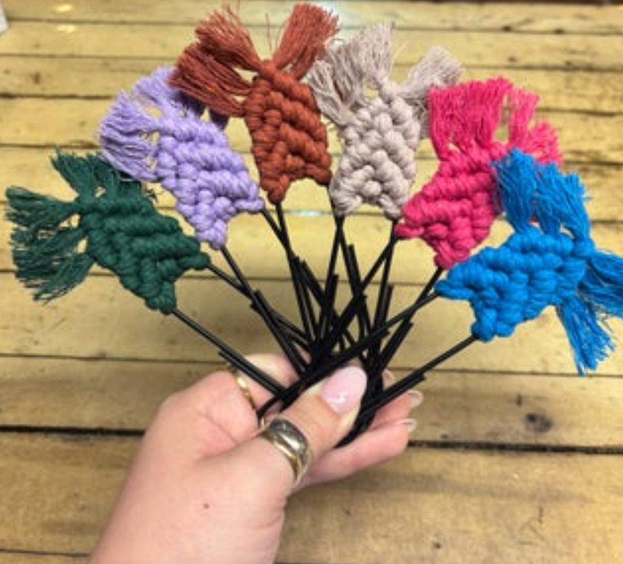 Handmade Macrame Bookmark