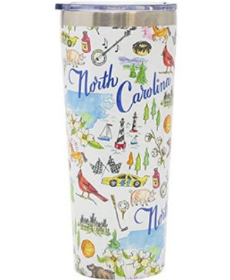 North Carolina State Stainless Steel Tumbler - 22 oz
