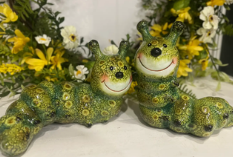 Cutie Caterpillars Statuary (2 Assorted)