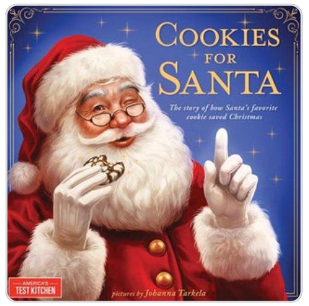 Cookies for Santa Children's Book- (Hardcover)