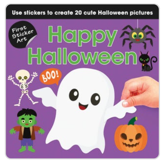 First Sticker Art: Happy Halloween