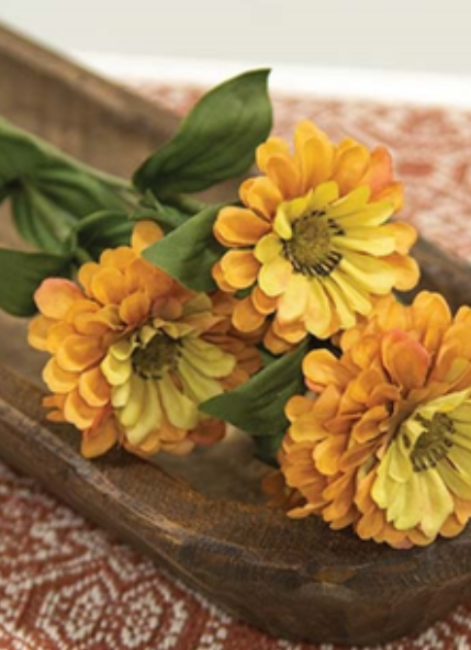 Zinnia Spray 23.5" - Assorted Colors