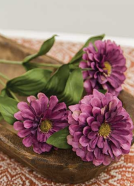 Zinnia Spray 23.5" - Assorted Colors