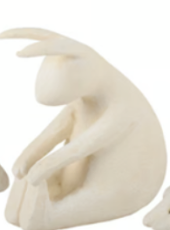 Yoga Bunnies Statuary - 3 Pose Options