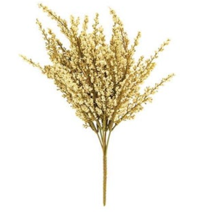 Heather and Astilbe Faux Floral  Bush