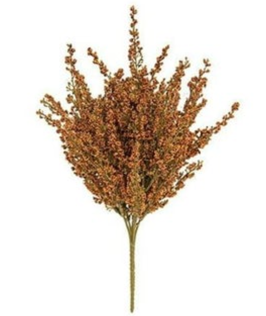 Heather and Astilbe Faux Floral  Bush