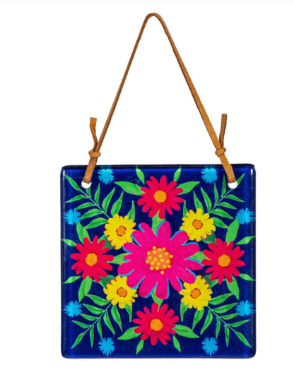Hand-Painted Glass Suncatcher - 3 Options