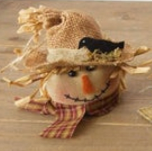 Scarecrow Head Ornaments