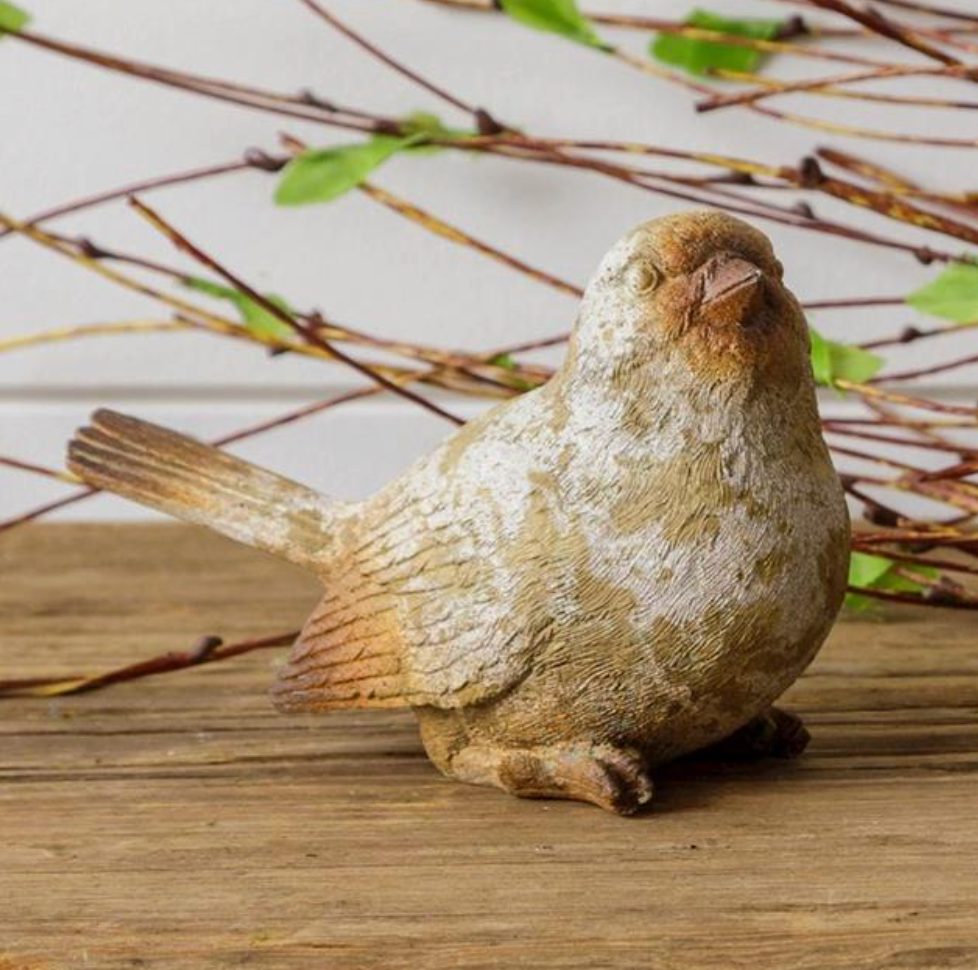 Bird Statuary  - Natural Weathered Finish