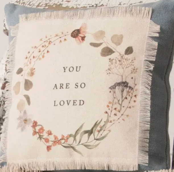 Dried Floral Wreath Mini Pillows - 3 Designs