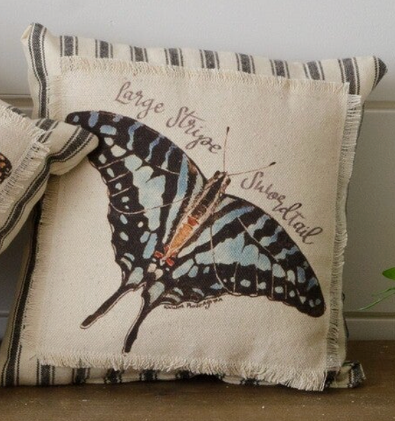 Watercolor Butterfly Mini Pillow - 4 Options