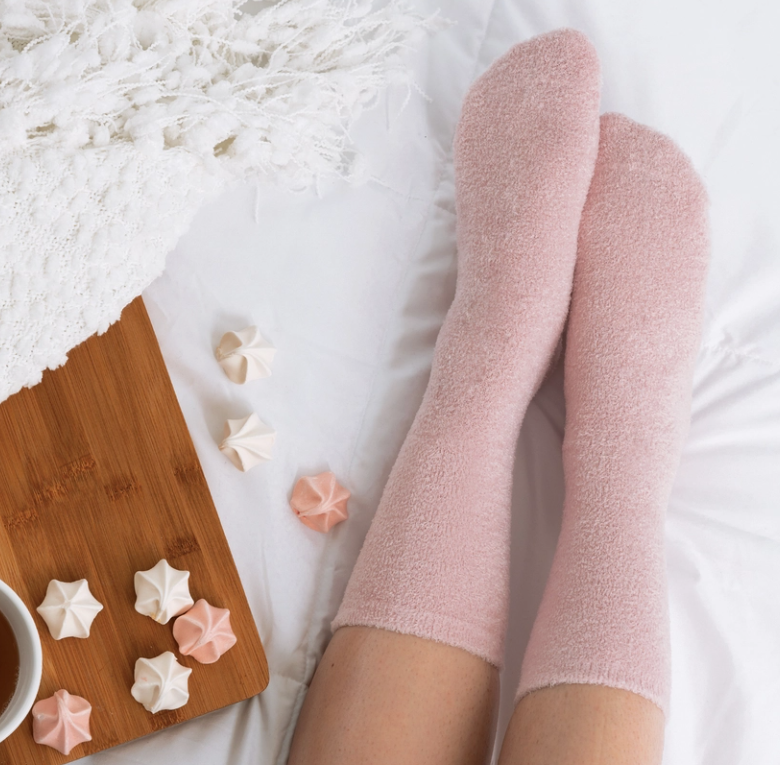 You Had Me At Aloe Super Soft Spa Socks - 3 Colors