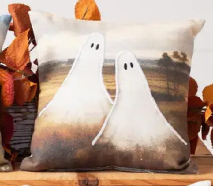 Dilly Dallying Ghost - Mini Halloween Pillows