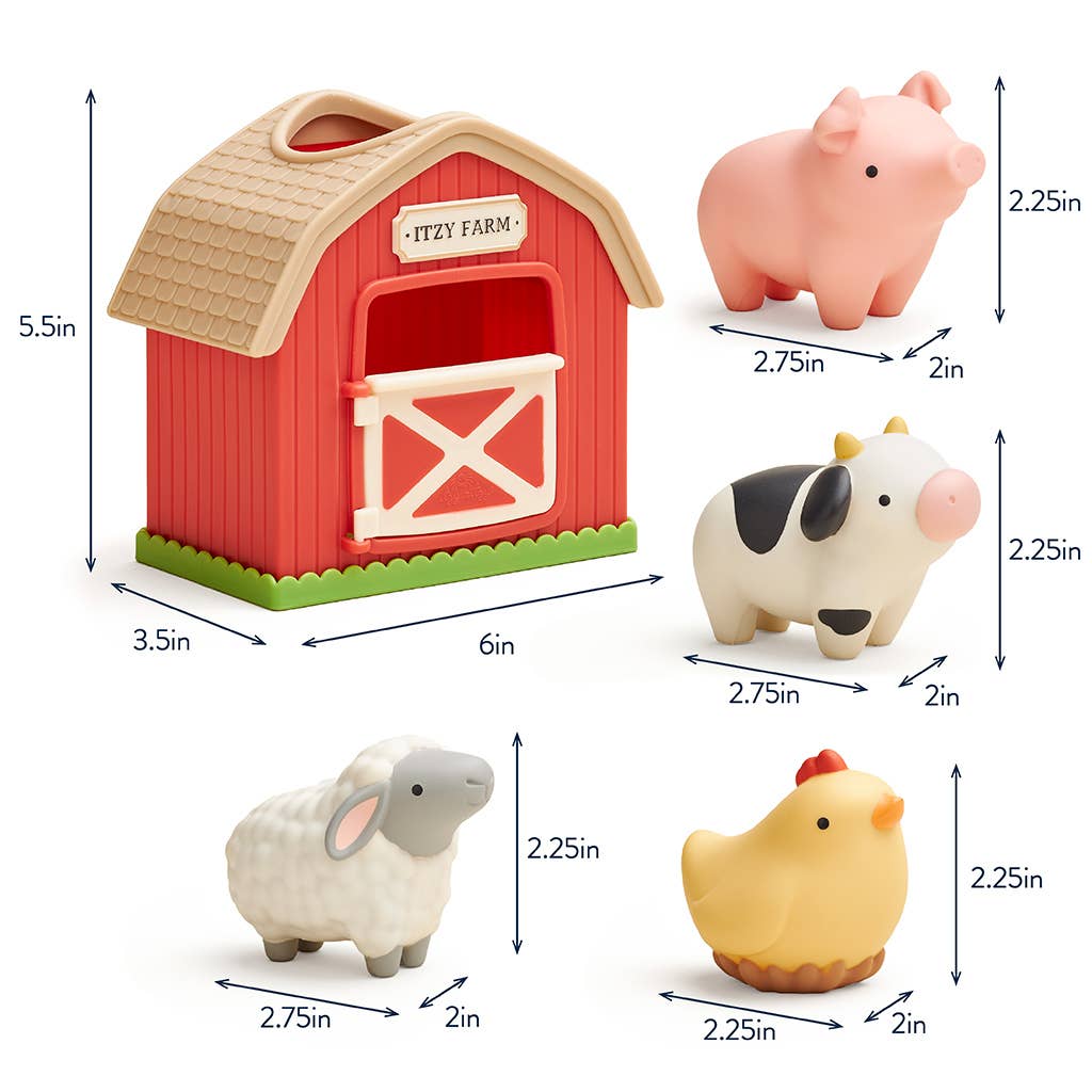 Itzy Ritzy Play Barn™ with Animals Baby Toy