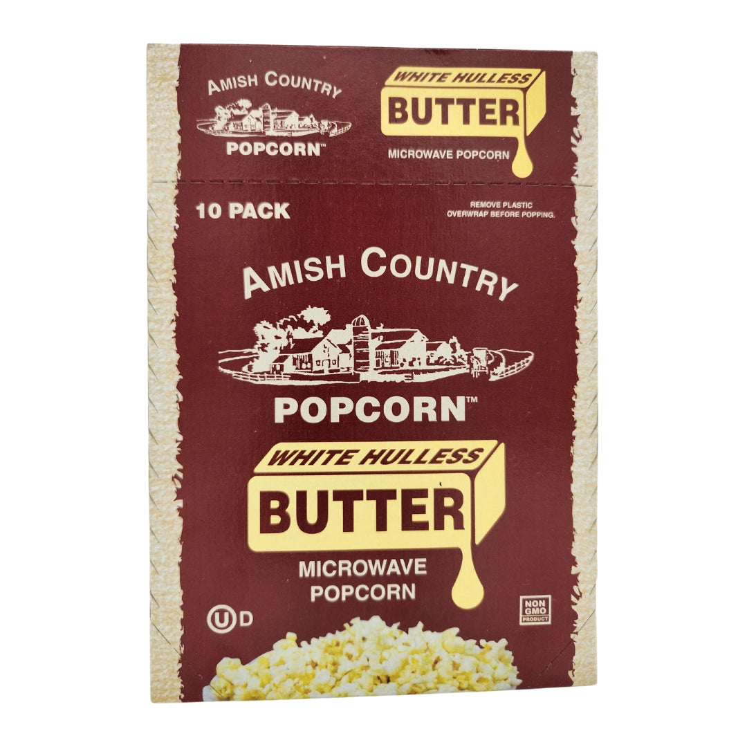 Amish Country Microwave Popcorn 10 Pack - Flavor Options