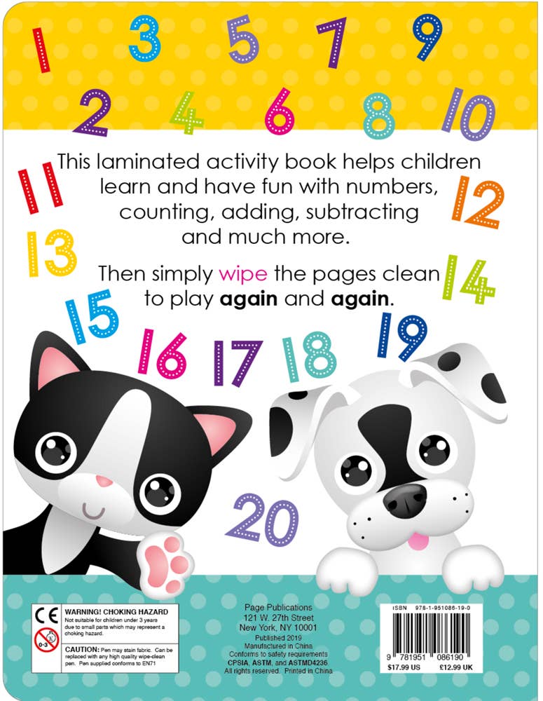 Write & Wipe Fun With Numbers Activity Book