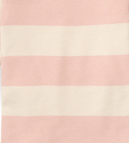 Pink Rugby Stripe Organic Cotton Sleep & Play - Burt's Bees Baby