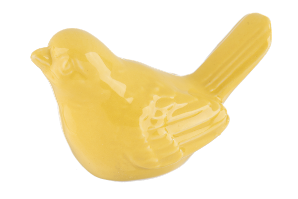 Mini Yellow Decorative Bird - Assorted Poses