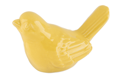 Mini Yellow Decorative Bird - Assorted Poses
