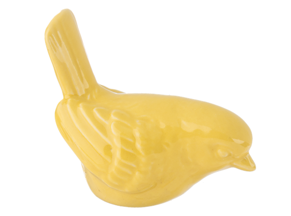 Mini Yellow Decorative Bird - Assorted Poses