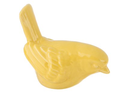 Mini Yellow Decorative Bird - Assorted Poses