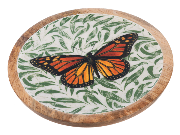 Wooden Butterfly Trinket Tray - 4 Options