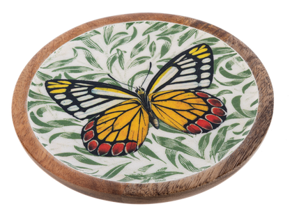 Wooden Butterfly Trinket Tray - 4 Options