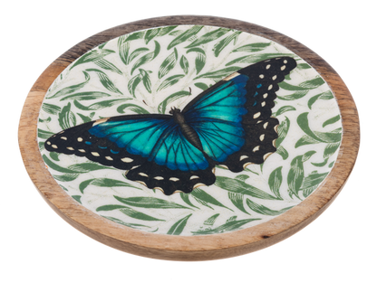 Wooden Butterfly Trinket Tray - 4 Options
