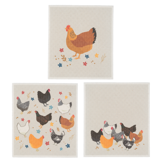 Chicken House Swedish DIshcloth