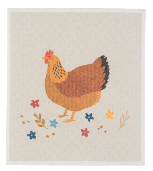 Chicken House Swedish DIshcloth