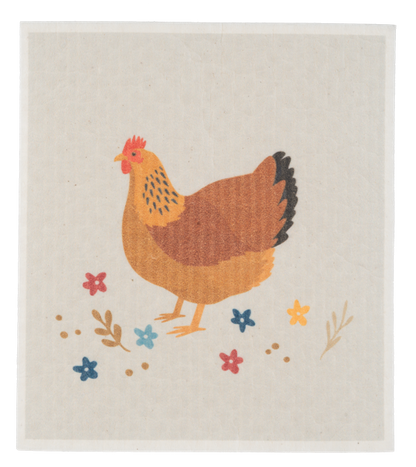 Chicken House Swedish DIshcloth