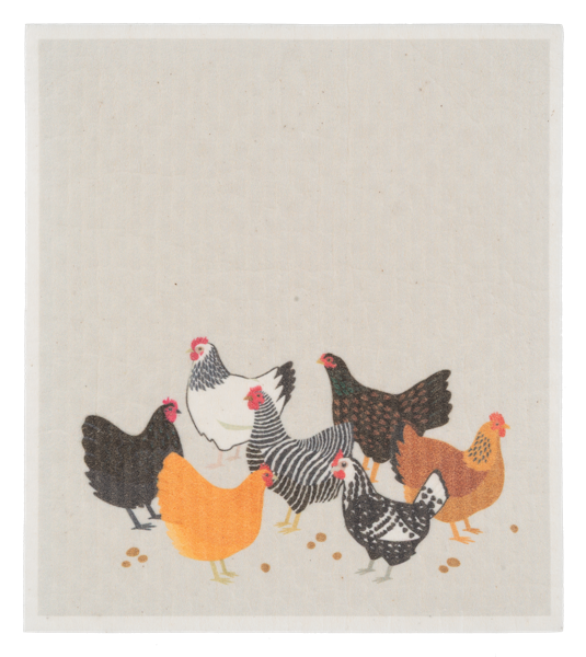 Chicken House Swedish DIshcloth