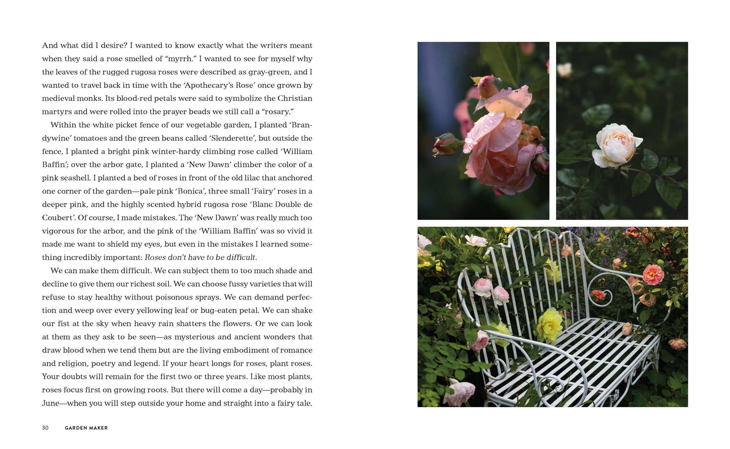 Garden Maker Flower and Gardening Book - Hardcover