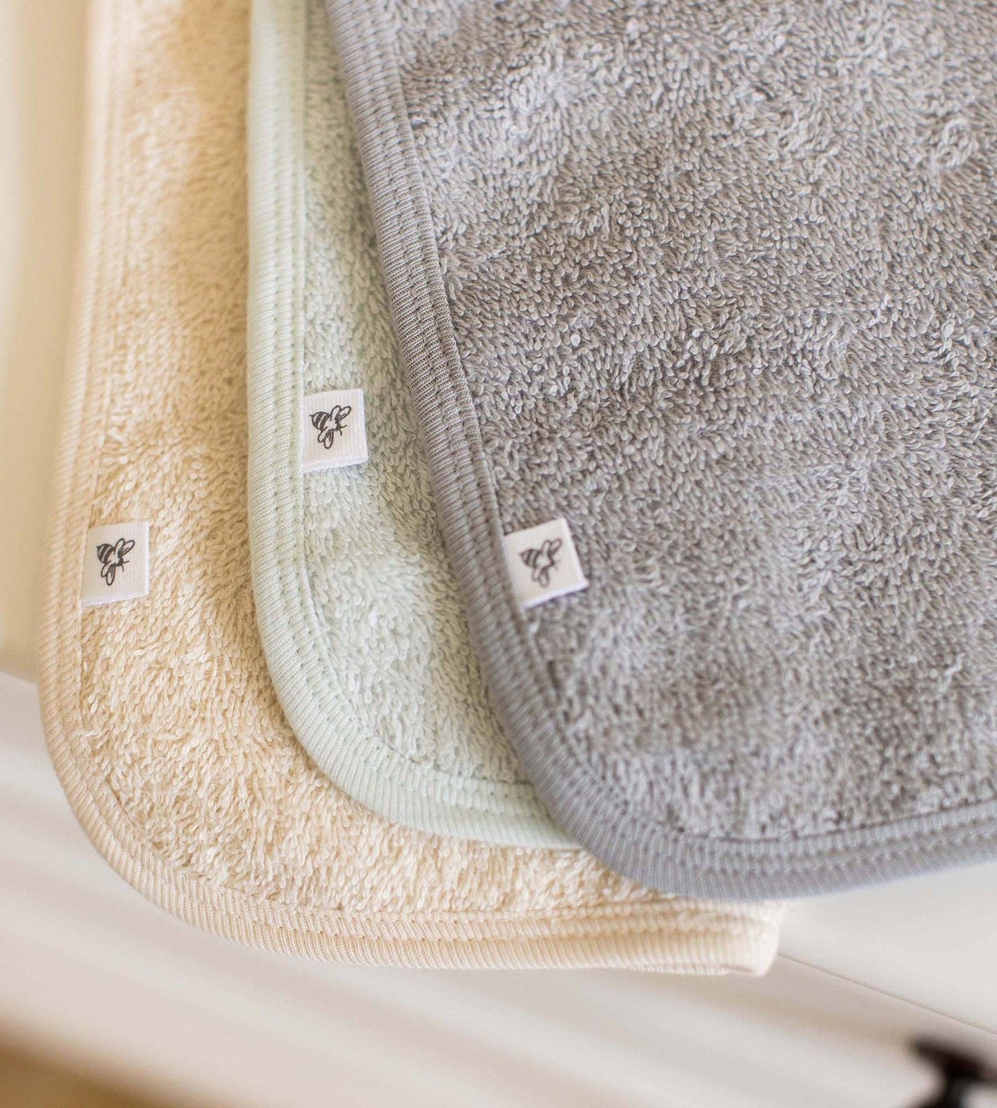 Organic Cotton Woven Terry Washcloths 3 Pack - Burt's Bees Baby