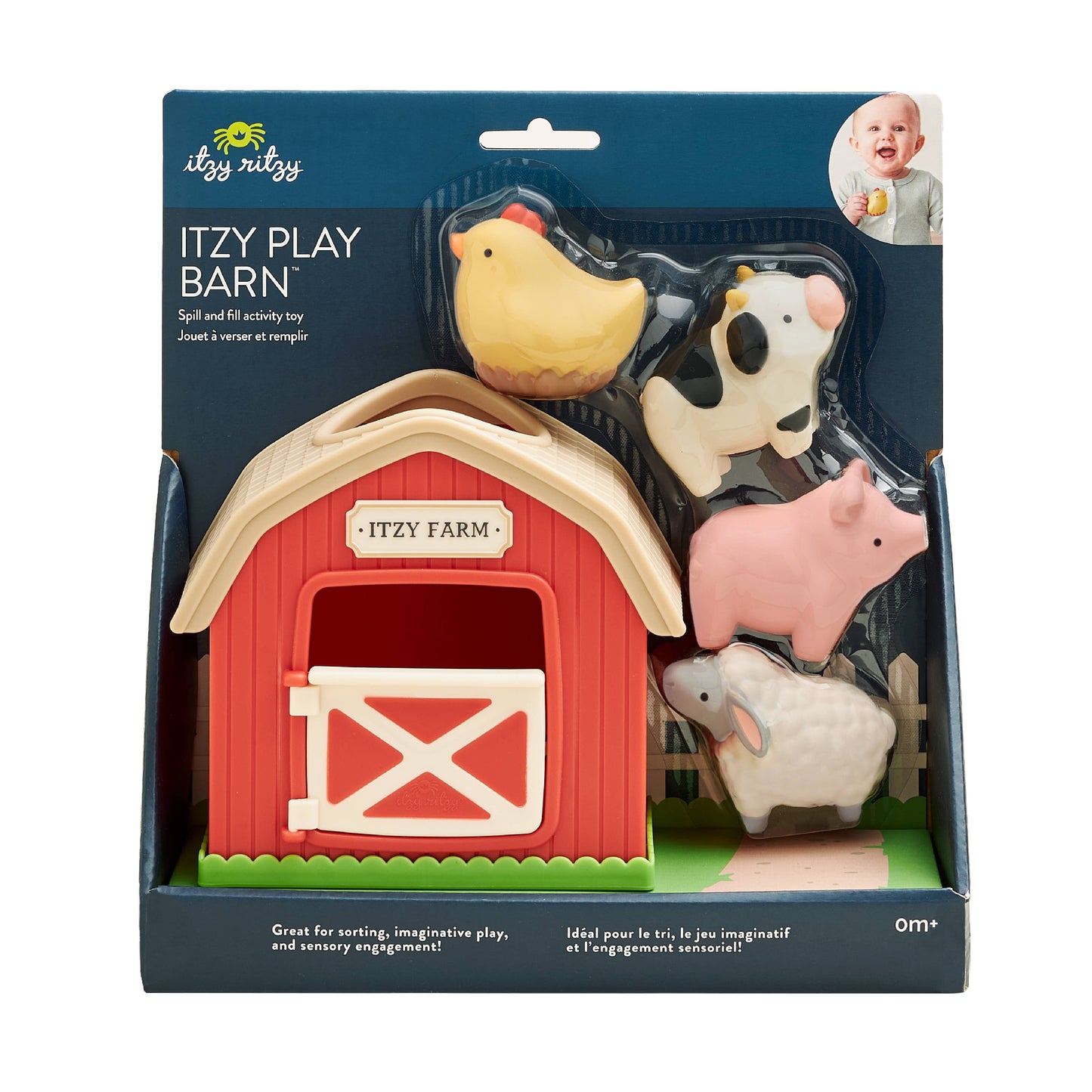 Itzy Ritzy Play Barn™ with Animals Baby Toy
