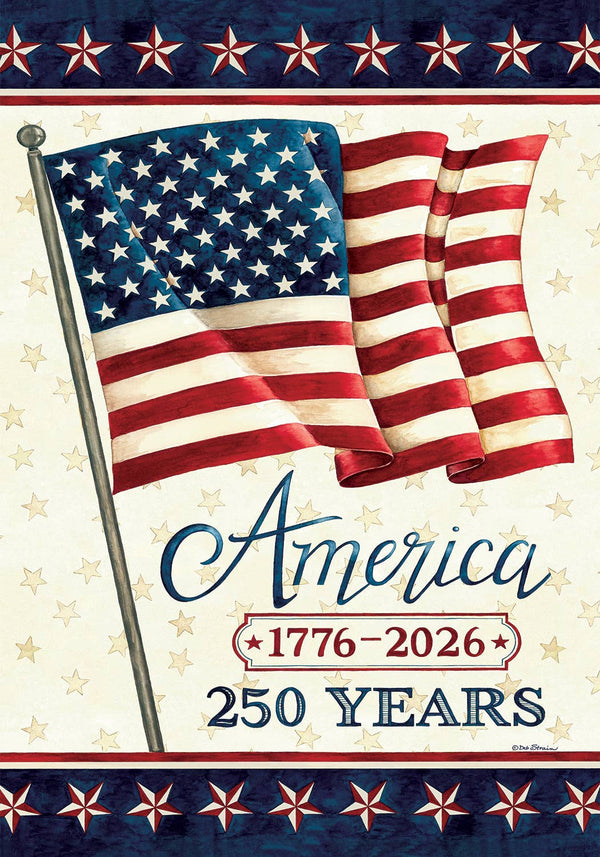 America 250 Years House Flag 28" x 40"