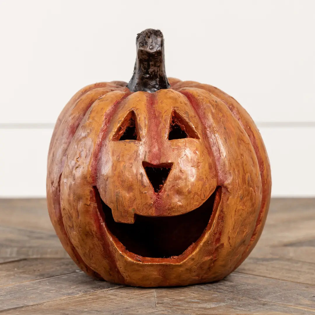 8" Orange Big Mouth Pumpkin