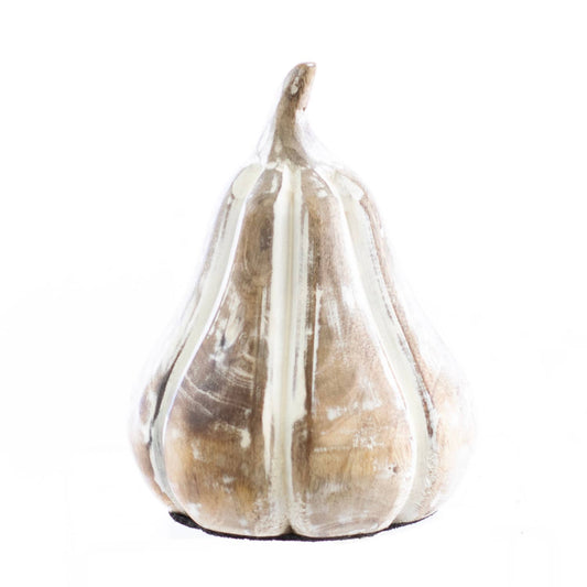 White Washed Decorative Gourd