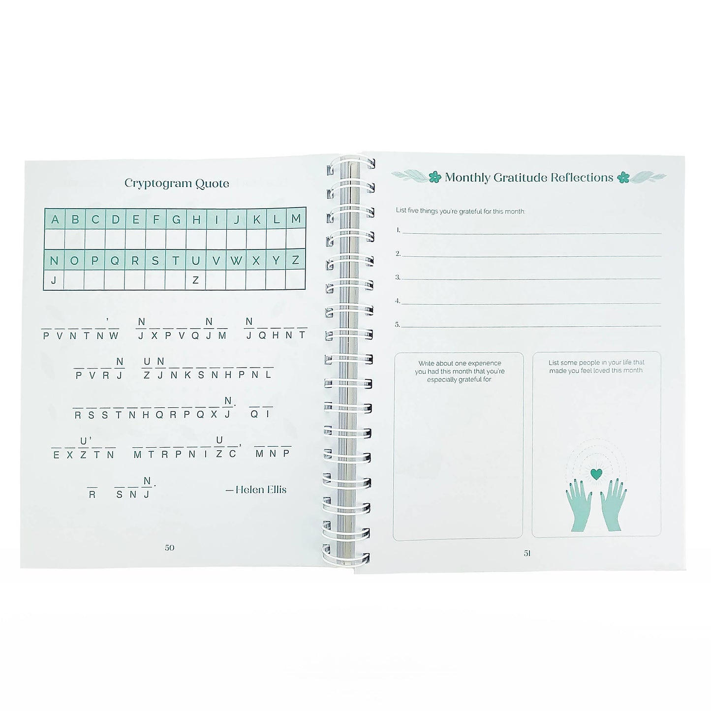 Gratitude Puzzle Journal