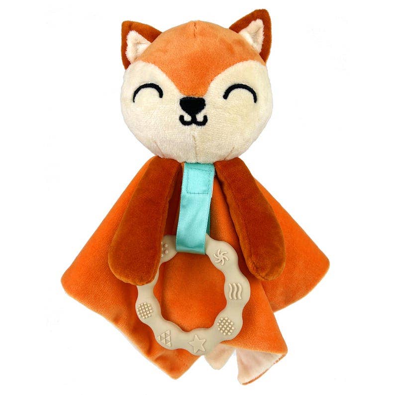Finley Fox Lovey - Plush Teething Toy Security Blanket