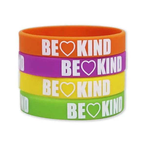 "Be Kind" Silicone Bracelet - Assorted Color