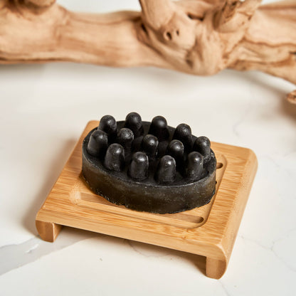 Bamboo Soap Dish with Drain Slots