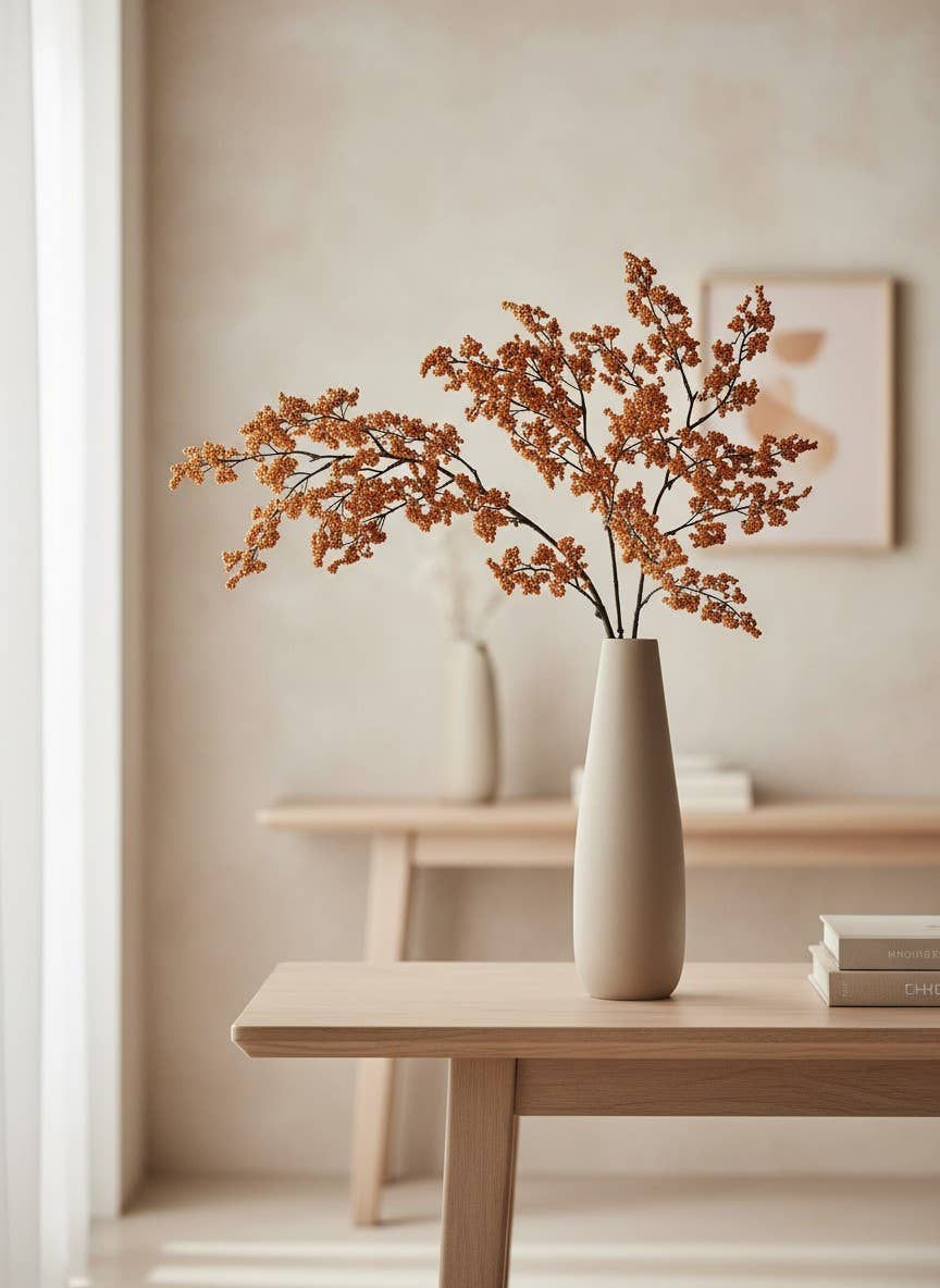 Autumn Berry Cluster Floral Stem