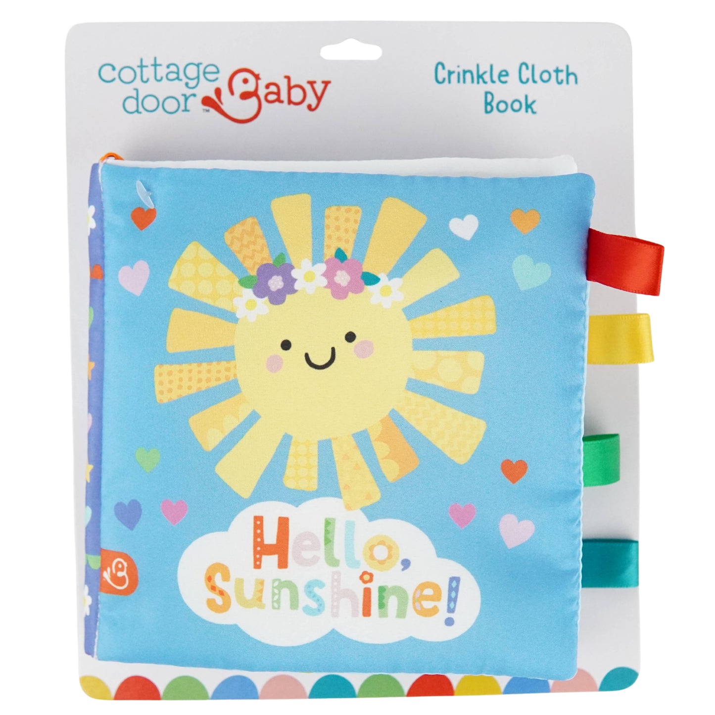Hello, Sunshine! Cloth Book With Ribbon Tags
